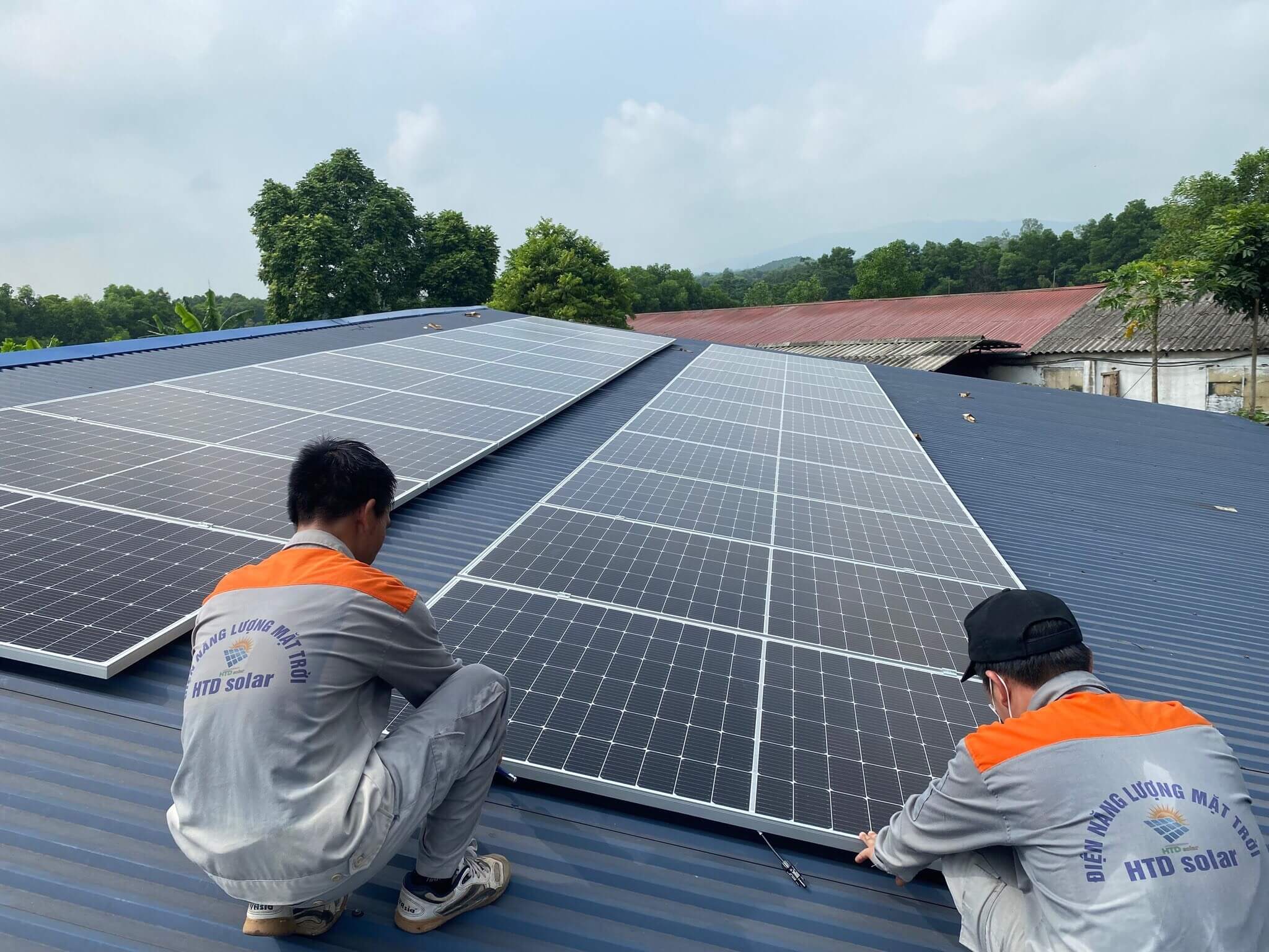 Công trình 20kw cho trang trại gà tại Thái Nguyên