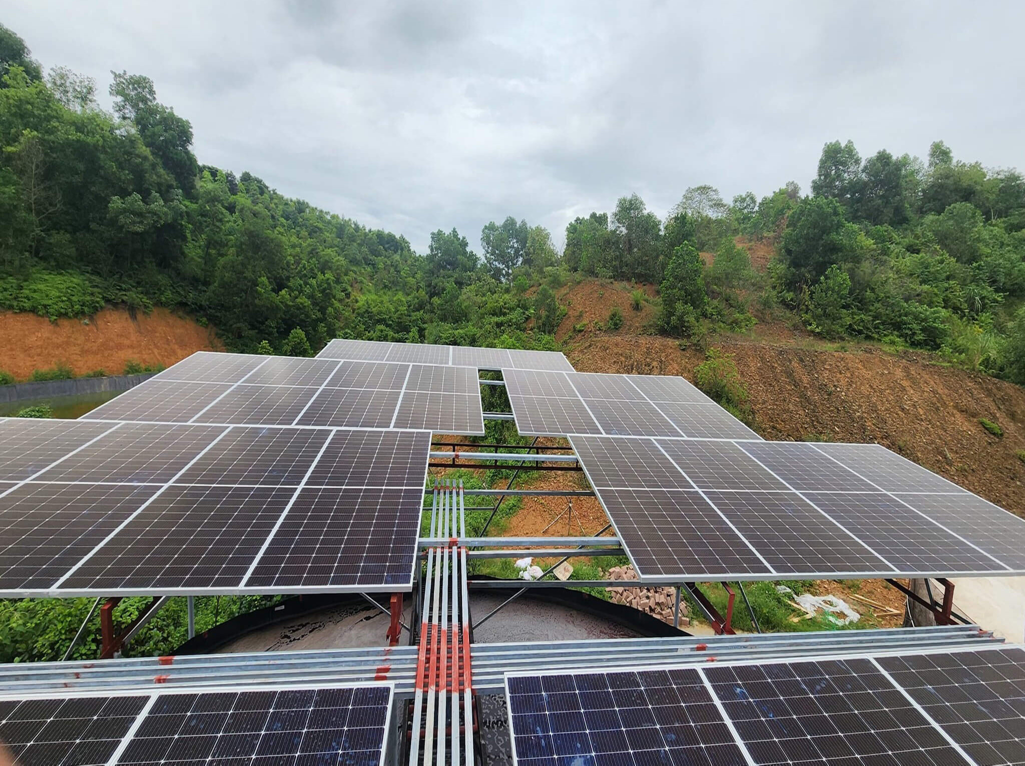 Công trình 20kw cho trại lợn tại Hòa Bình